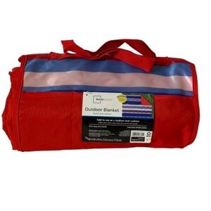 NWT. Mainstays Red Outdoor Blanket